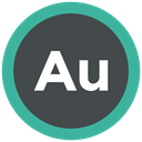 Extension, adobe, adobe audition, format icon DarkSlateGray icon