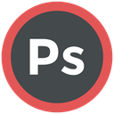 Format, Extension, adobe, photoshop icon DarkSlateGray icon