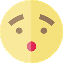 sad, emoticons, Emoji, feelings, Smileys Khaki icon