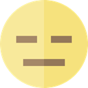 emoticons, Emoji, feelings, Smileys, Calm Khaki icon