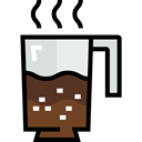 mug, coffee cup, hot drink, Tea Cup, food, Chocolate, Food And Restaurant Black icon