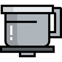 food, Chocolate, mug, coffee cup, Coffee, cup, hot drink, Tea Cup, Food And Restaurant Silver icon