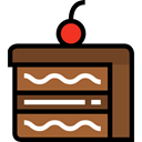 food, piece, Dessert, sweet, Bakery, Piece Of Cake, Food And Restaurant, cake Black icon