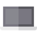 Laptop, Computer, technology, electronic, computing Gray icon