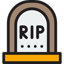 cross, Dead, halloween, horror, scary, coffin WhiteSmoke icon