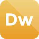 dreamweaver, Extension, adobe, format icon Goldenrod icon