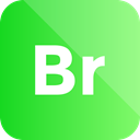 Extension, adobe, bridge, format icon LimeGreen icon