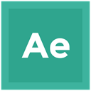 Extension, adobe, after effects, format icon LightSeaGreen icon