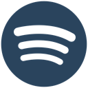 Spotify icon, music, Audio, audio streaming DarkSlateGray icon