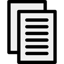 document, File, Archive, interface, Files And Folders WhiteSmoke icon