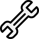 settings, Wrench, garage, Tools And Utensils, Home Repair, Edit Tools, Improvement, Seo And Web, Construction And Tools Black icon