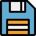 Diskette, Save File, Flash Disk, Multimedia, save, Floppy disk, interface, technology, electronics CornflowerBlue icon