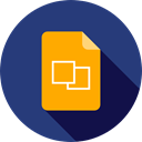documents, slides, google, Files And Folders DarkSlateBlue icon