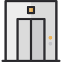 Doors, real estate, Furniture And Household, Elevator, lift Icon