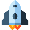 Business, Rocket, Rocket Ship, Rocket Launch, Spacecrafts, transportation, transport, spacecraft, Space Ship Black icon