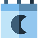 Schedule, interface, Administration, Organization, Calendar, time, date, Calendars, Time And Date SkyBlue icon