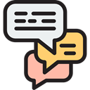 Multimedia, Chat, Communication, speech bubble, Conversation, Communications Black icon