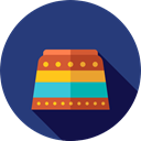 Podium, Amusement Park, Fairground, zoo, Fun, carnival, entertainment DarkSlateBlue icon