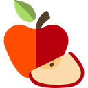 diet, vegetarian, vegan, Healthy Food, Food And Restaurant, Apple, food, Fruit, organic Firebrick icon