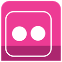 media, sl, flickr, Social, icons DeepPink icon