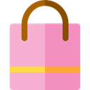 Business, commerce, shopping, Bag, shopping bag, Supermarket, Shopper, Commerce And Shopping LightPink icon