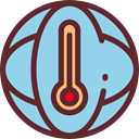 nature, temperature, thermometer, ecology, Earth Grid, World Grid, Global Warming, Ecology And Environment Icon