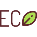 Logo, Leaf, eco, logotype, leaves, Ecologic, Ecology And Environment Black icon