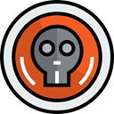 Poisonous, Healthcare And Medical, danger, dangerous, signs, Signaling, medical, Dead, skull Icon