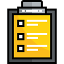 Clipboard, list, industry, Tasks, checking, Verification, Tools And Utensils Icon