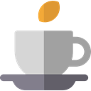mug, hot drink, Tea Cup, Food And Restaurant, Coffee, food DarkGray icon
