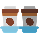 food, coffee cup, Coffee, cup, hot drink, Coffee Shop, Take Away, Paper Cup, Food And Restaurant Black icon