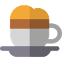 hot drink, cappuccino, Coffee Shop, Food And Restaurant, Coffee, food, Espresso, coffee cup Black icon