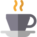 cup, tea, food, mug, coffee cup, hot drink, Tea Cup, Food And Restaurant Black icon