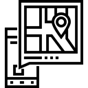 technology, locations, map pointer, Map Location, Map Point, Street Map, Map, mobile phone, cellphone, Gps, position, smartphone Black icon