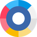 graphical, Edit Tools, Business, Stats, statistics, marketing, Pie chart, finances SteelBlue icon