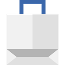 shopping bag, Supermarket, Shopper, Commerce And Shopping, Business, commerce, shopping, Bag Gainsboro icon