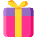 gift, present, surprise, Christmas Presents, Birthday And Party, birthday, christmas DeepPink icon