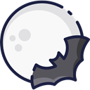 bat, zoo, Animals, Wild Life, Animal Kingdom WhiteSmoke icon