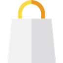 Business, commerce, shopping, Commerce And Shopping, Bag, shopping bag, Supermarket, Shopper WhiteSmoke icon