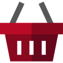 commerce, shopping basket, Supermarket, online store, Shopping Store, Commerce And Shopping DarkRed icon