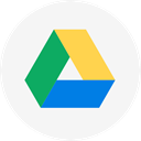 Cloud, Circle, google, google drive, Cloud storage, round icon, drive WhiteSmoke icon