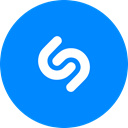 music, Circle, Shazam, round icon DodgerBlue icon