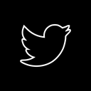 media, share, twitter, Social Black icon