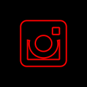 media, share, Social, Instagram Black icon