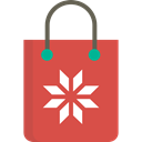 shopping bag, Supermarket, Shopper, Commerce And Shopping, Business, commerce, shopping, christmas, Bag IndianRed icon