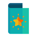 star, send, card, light, Bright, greeting LightSeaGreen icon