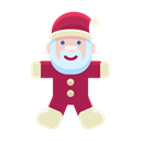 Game, christmas, Toy, Child, santa, claus Black icon