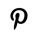 Company, pinterest, media, Logo, Social Black icon