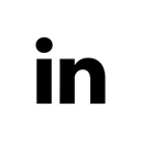 media, Logo, Linkedin, Social, Company Black icon