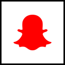 media, Logo, Social, Company, Snapchat Red icon